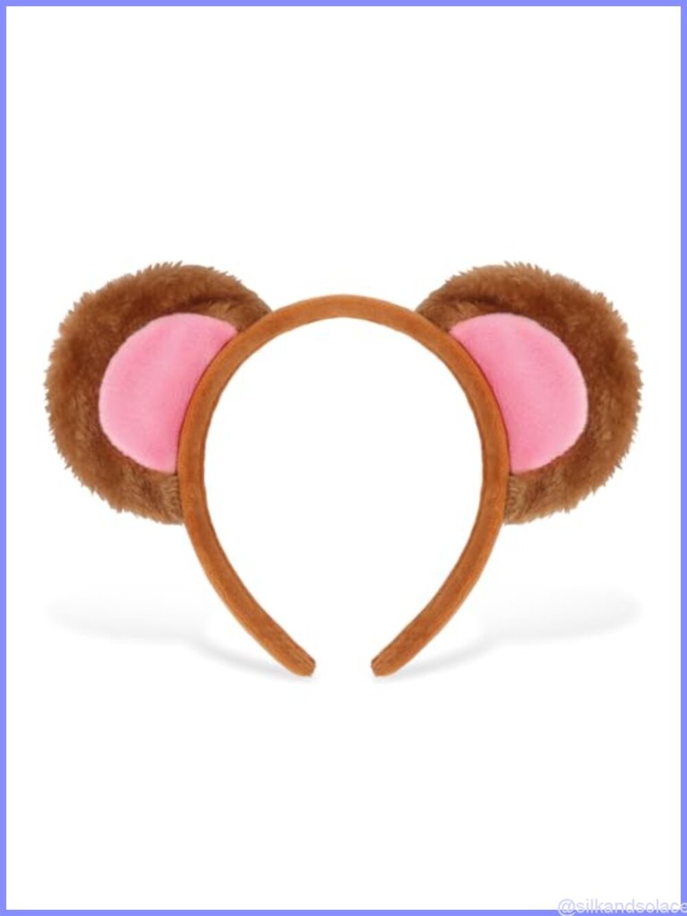 Animal Ears Headband Plush Fleece Costume Headwear Face Wash Hairband Adult